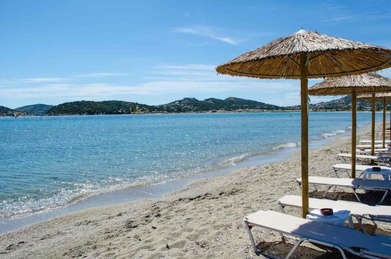 Renovated Apt 100M From Beach Wifi Ac Anavyssos Ngoại thất bức ảnh